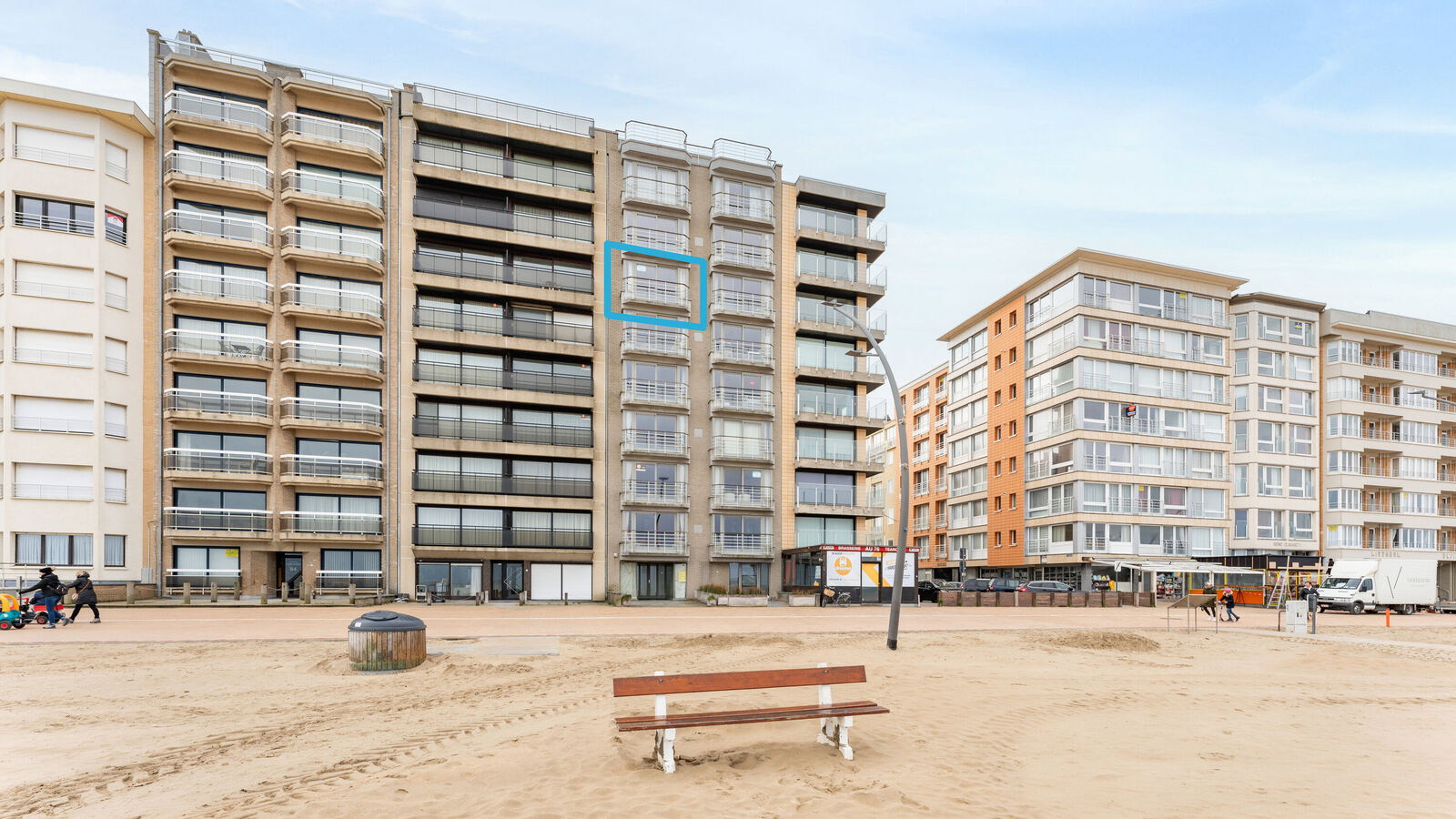 App. 2 slaapkamers in De Panne