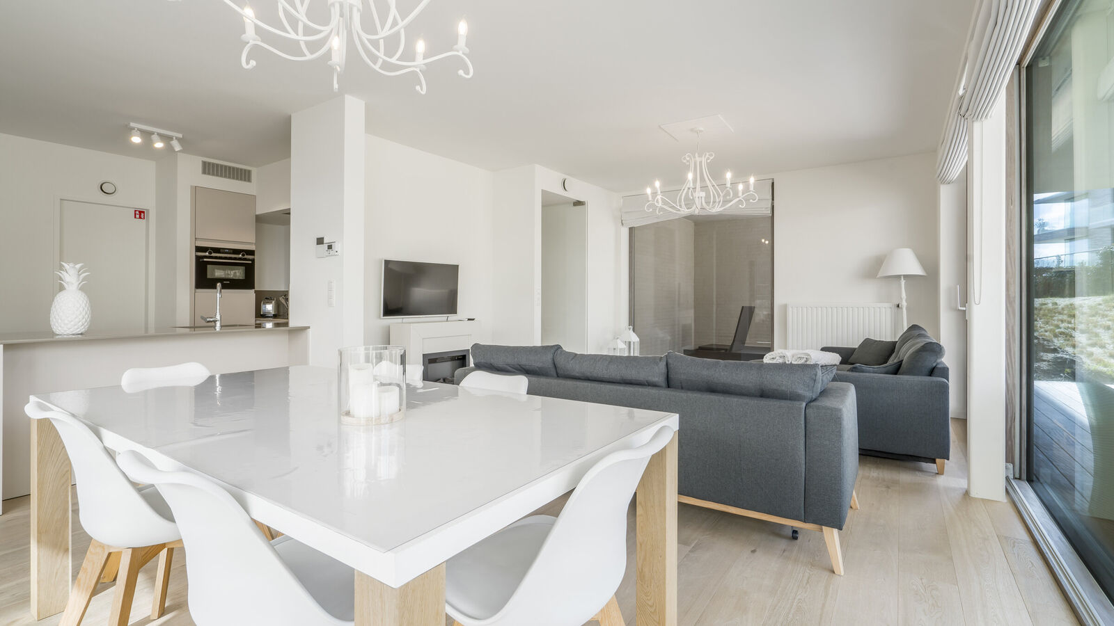 App. 2 slaapkamers in Sint-Idesbald