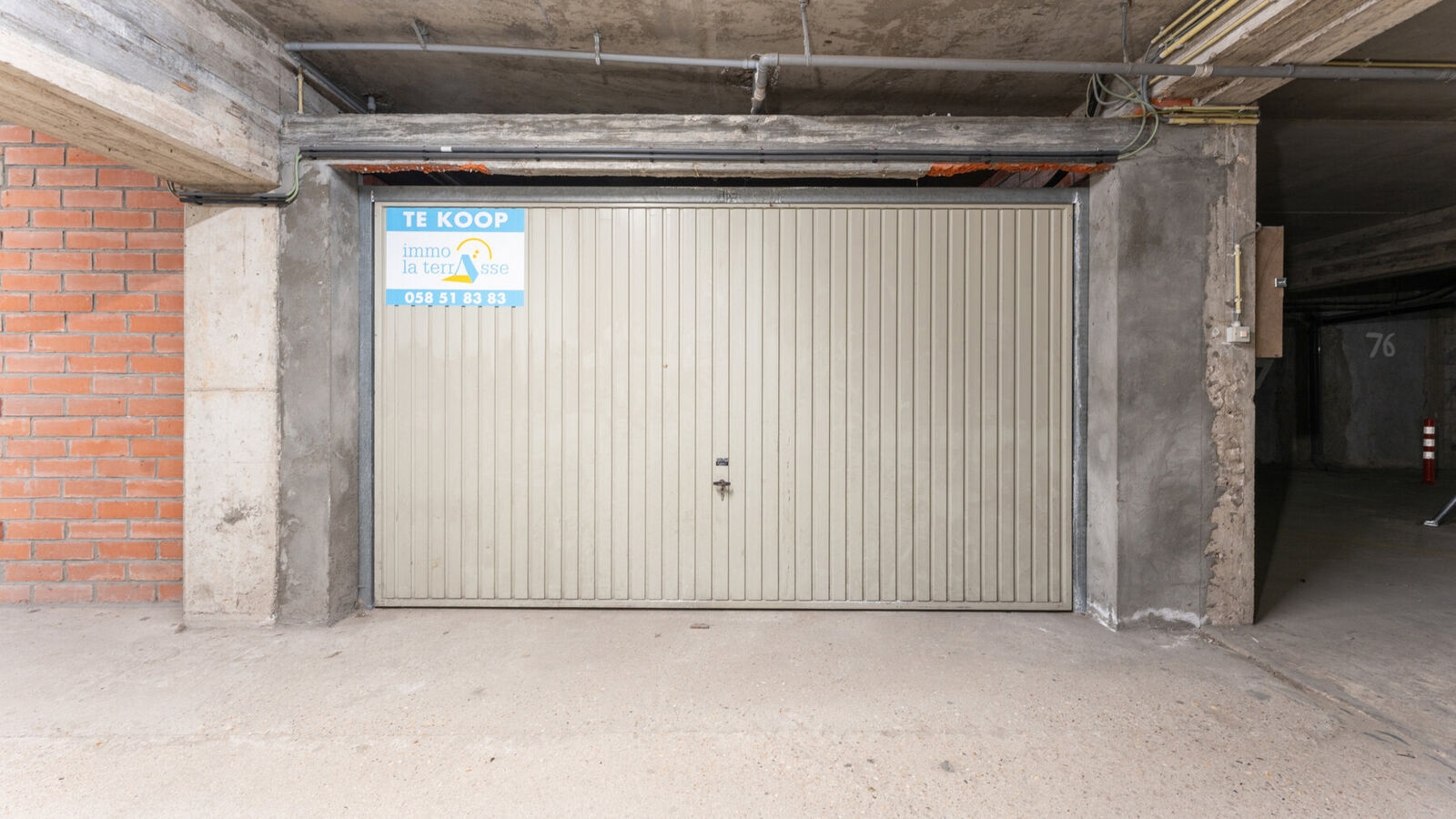Gesloten garagebox te koop in Koksijde